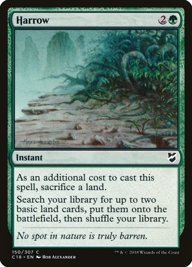 2018 Commander 2018 Harrow common #150 common card image
