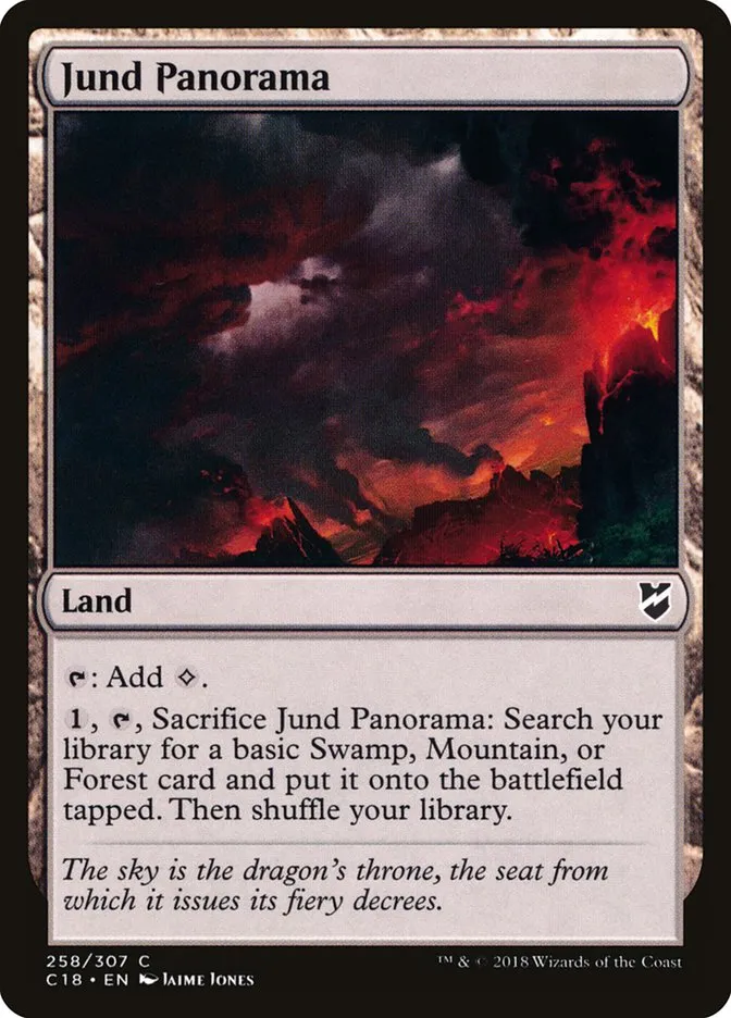 2018 Commander 2018 Jund Panorama common #258 common card image