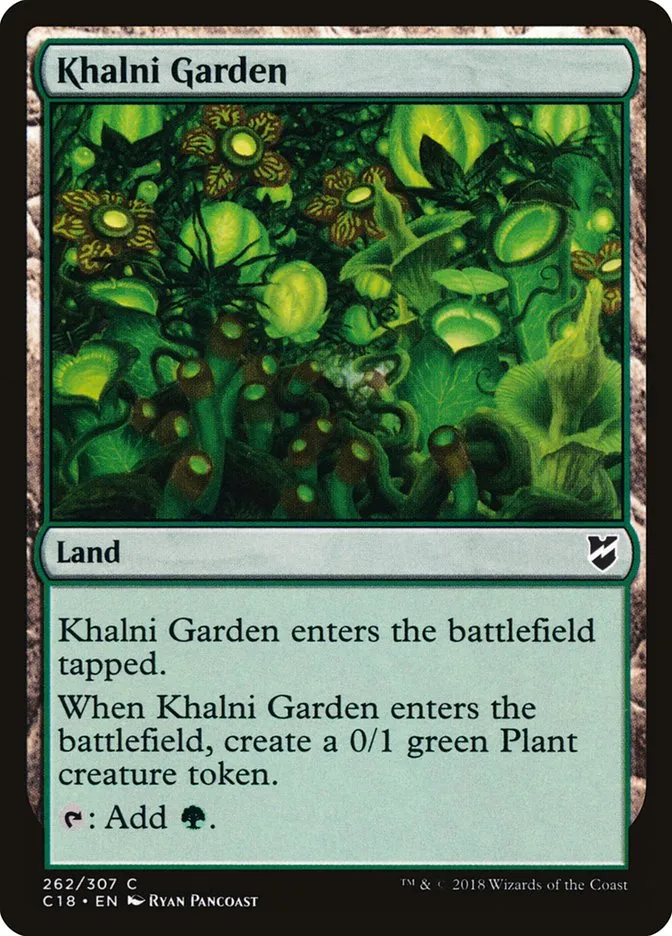 2018 Commander 2018 Khalni Garden common #262 common card image