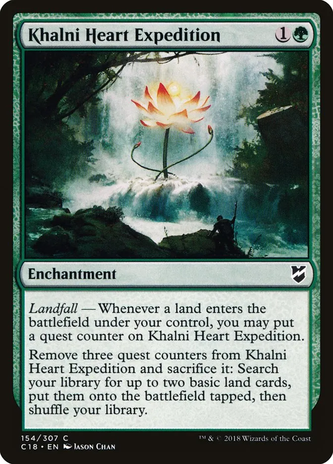 2018 Commander 2018 Khalni Heart Expedition common #154 common card image