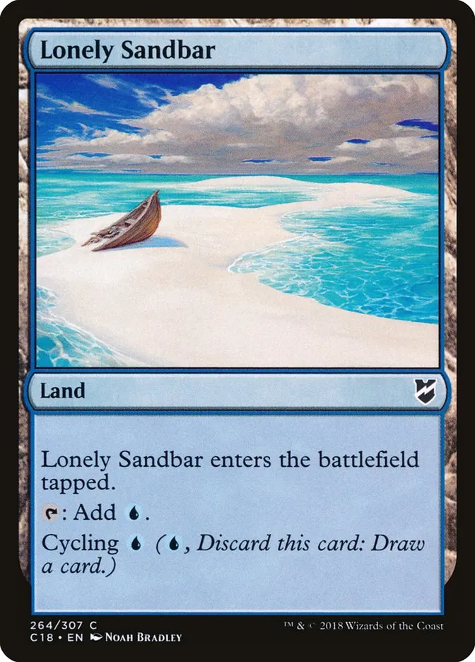2018 Commander 2018 Lonely Sandbar common #264 common card image
