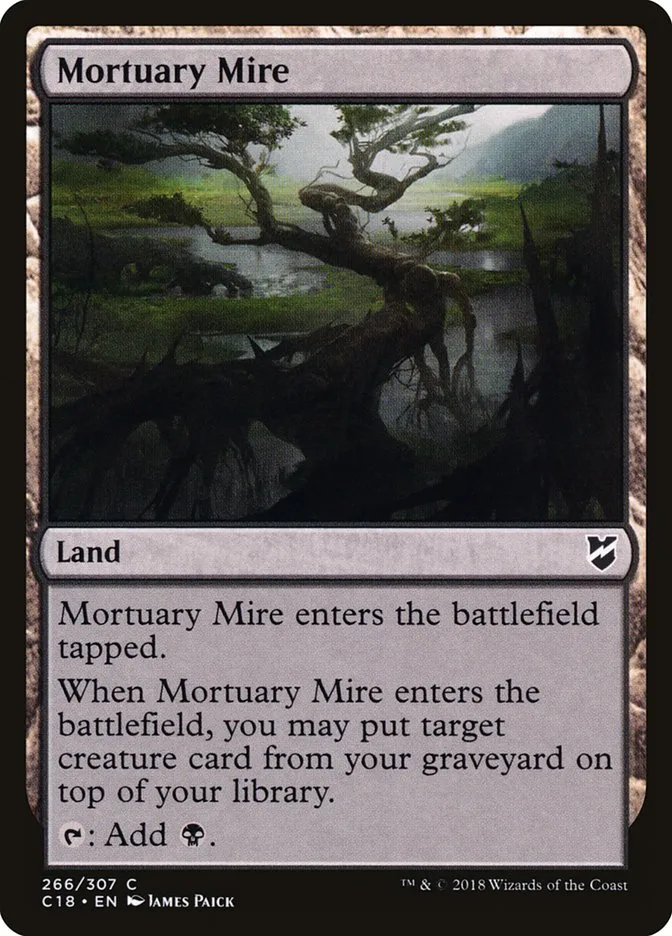 2018 Commander 2018 Mortuary Mire common #266 common card image