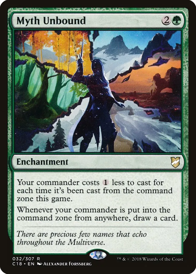 2018 Commander 2018 Myth Unbound rare #32 rare card image
