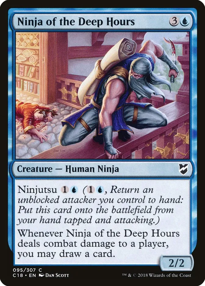2018 Commander 2018 Ninja of the Deep Hours #95 common card image