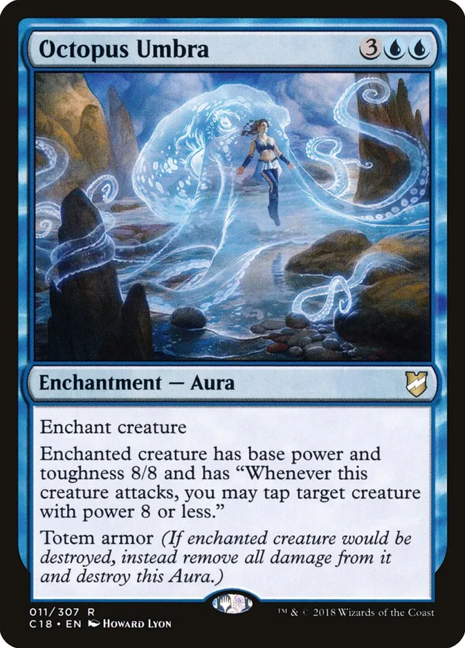 2018 Commander 2018 Octopus Umbra #11 rare card image