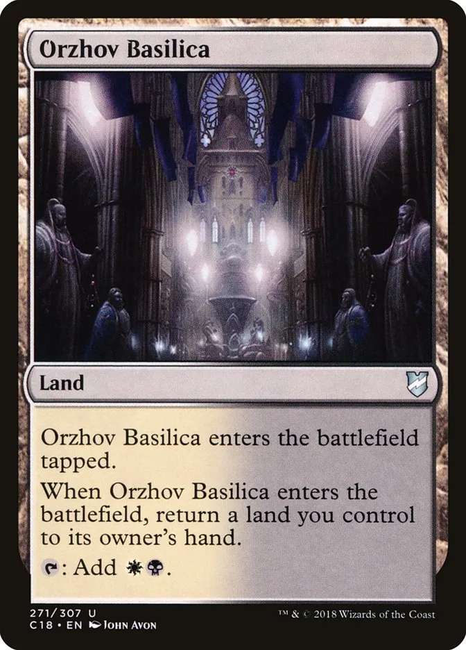 2018 Commander 2018 Orzhov Basilica uncommon #271 uncommon card image