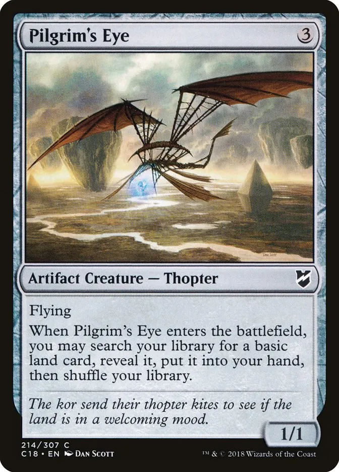 2018 Commander 2018 Pilgrim's Eye common #214 common card image