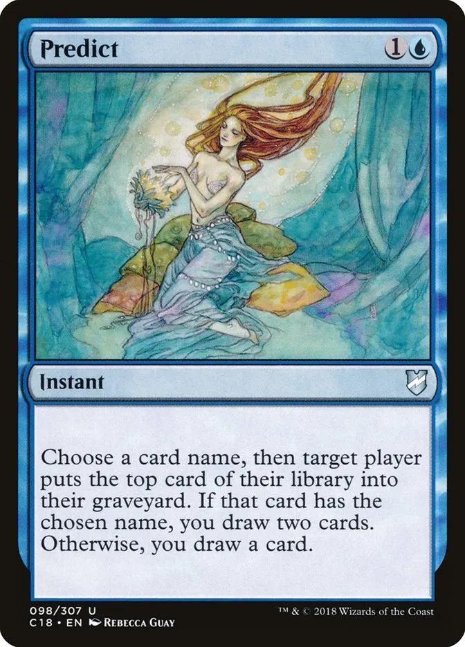 2018 Commander 2018 Predict uncommon #98 uncommon card image