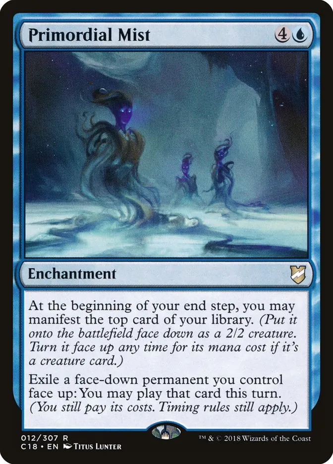 2018 Commander 2018 Primordial Mist rare #12 rare card image