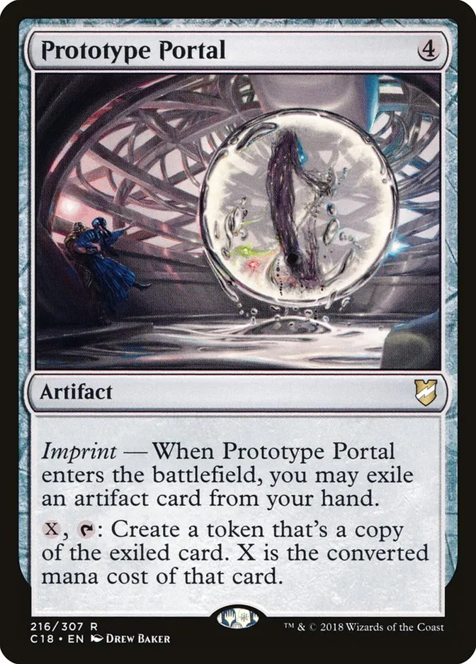 2018 Commander 2018 Prototype Portal rare #216 rare card image