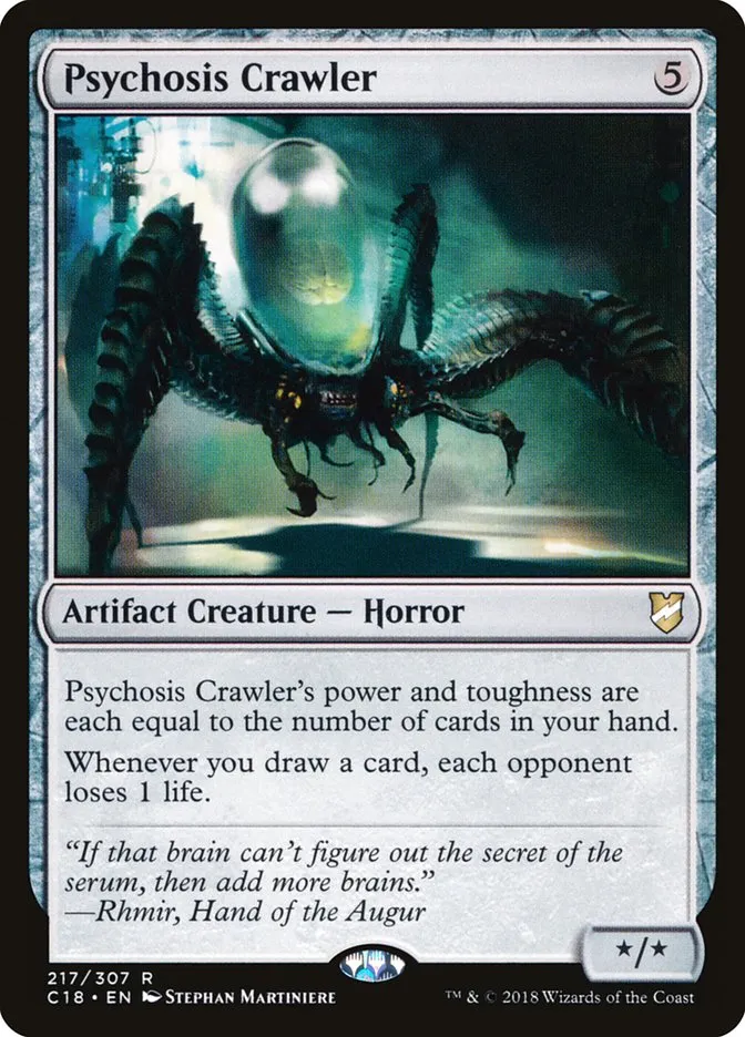 2018 Commander 2018 Psychosis Crawler #217 rare card image