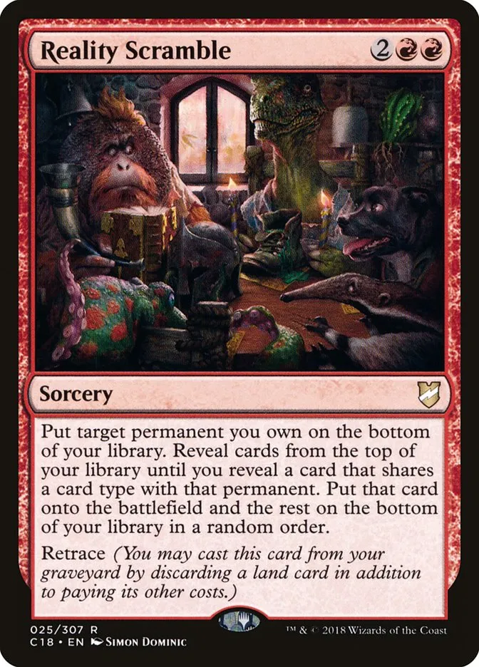 2018 Commander 2018 Reality Scramble rare #25 rare card image