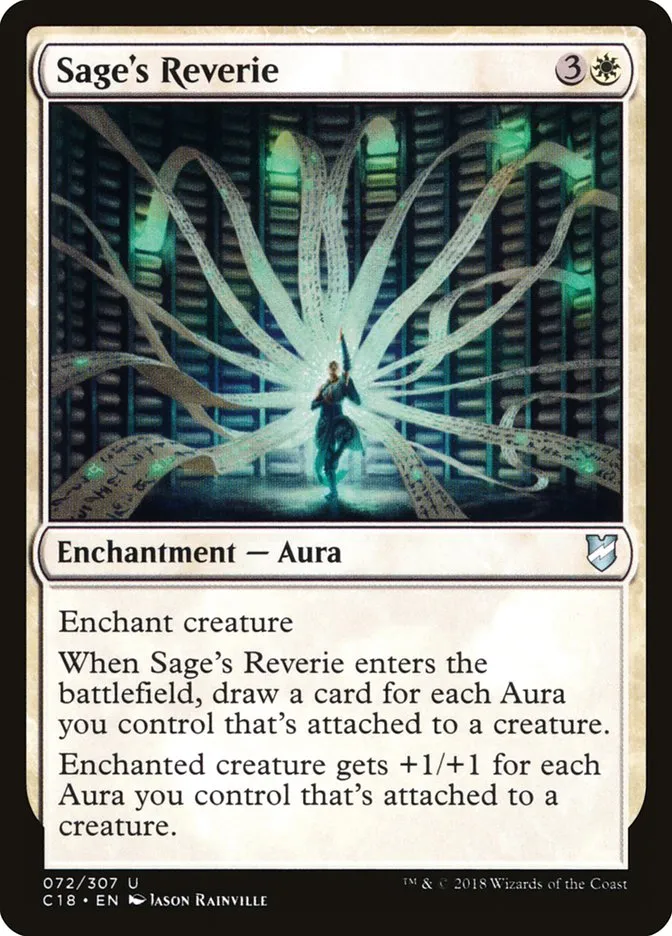 2018 Commander 2018 Sage's Reverie uncommon #72 uncommon card image