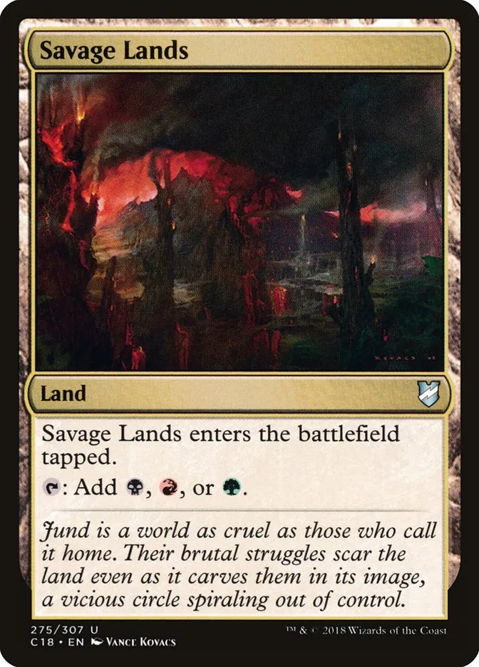 2018 Commander 2018 Savage Lands uncommon #275 uncommon card image