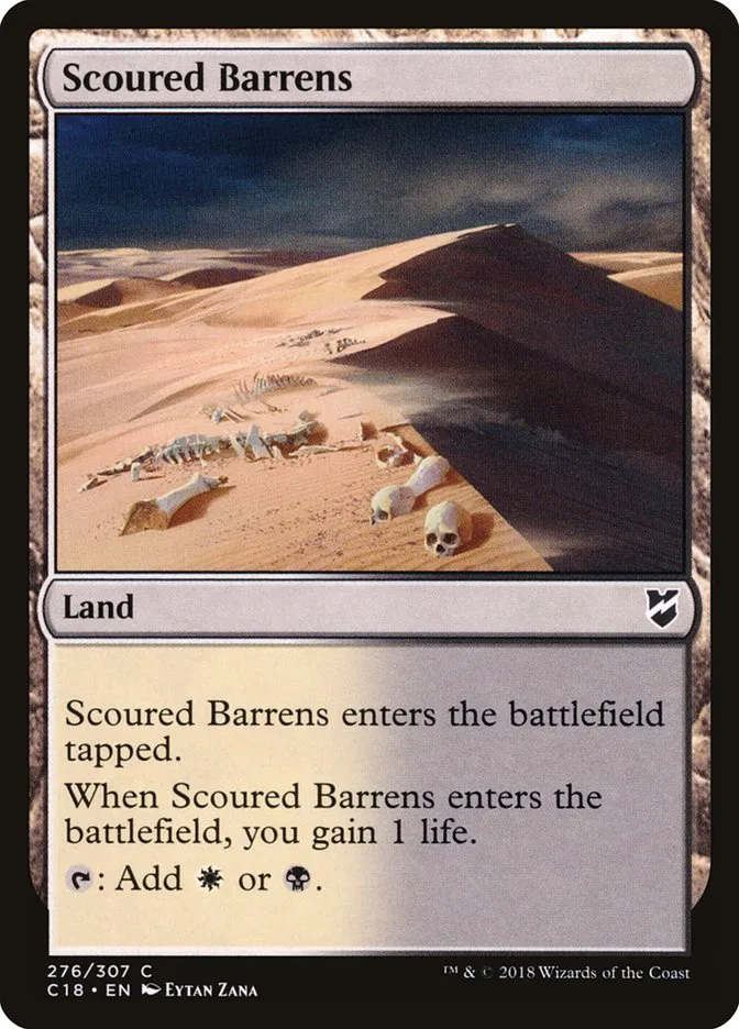 2018 Commander 2018 Scoured Barrens common #276 common card image