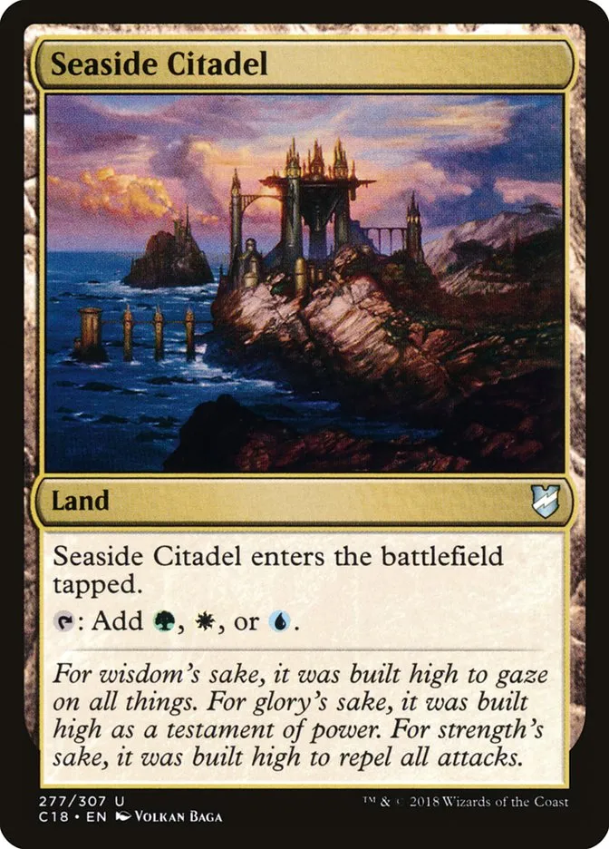 2018 Commander 2018 Seaside Citadel uncommon #277 uncommon card image