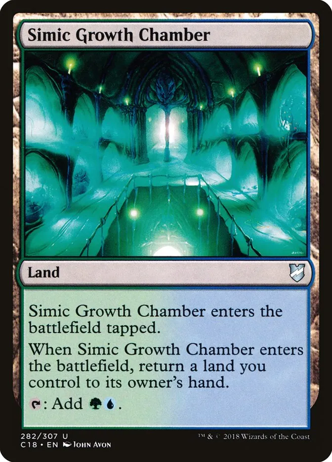 2018 Commander 2018 Simic Growth Chamber #282 uncommon card image