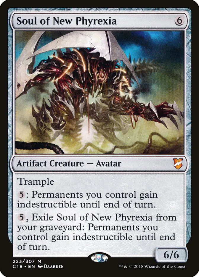2018 Commander 2018 Soul of New Phyrexia #223 mythic card image