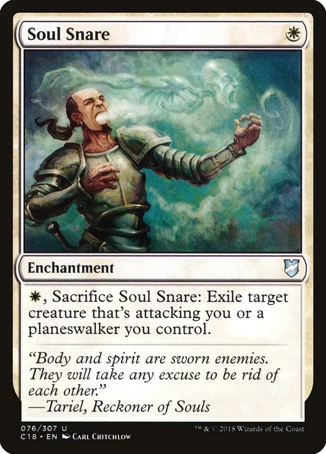 2018 Commander 2018 Soul Snare uncommon #76 uncommon card image