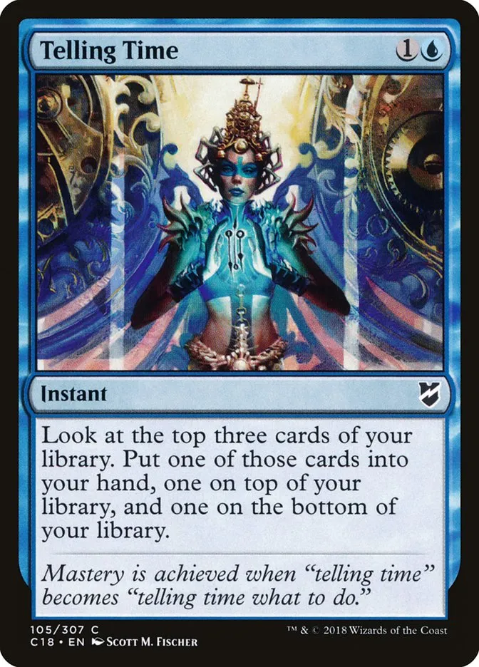 2018 Commander 2018 Telling Time common #105 common card image