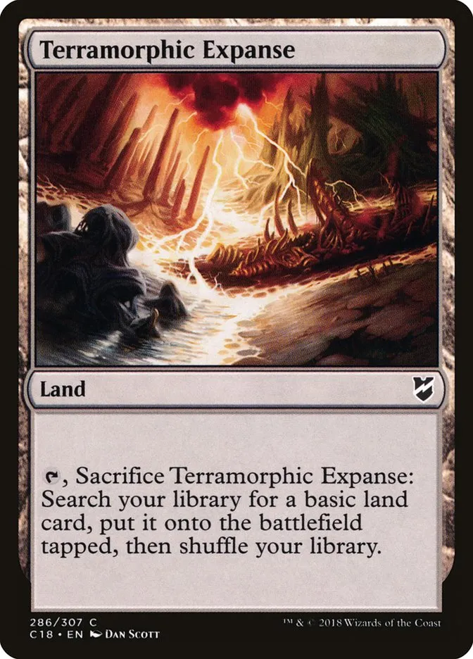 2018 Commander 2018 Terramorphic Expanse common #286 common card image