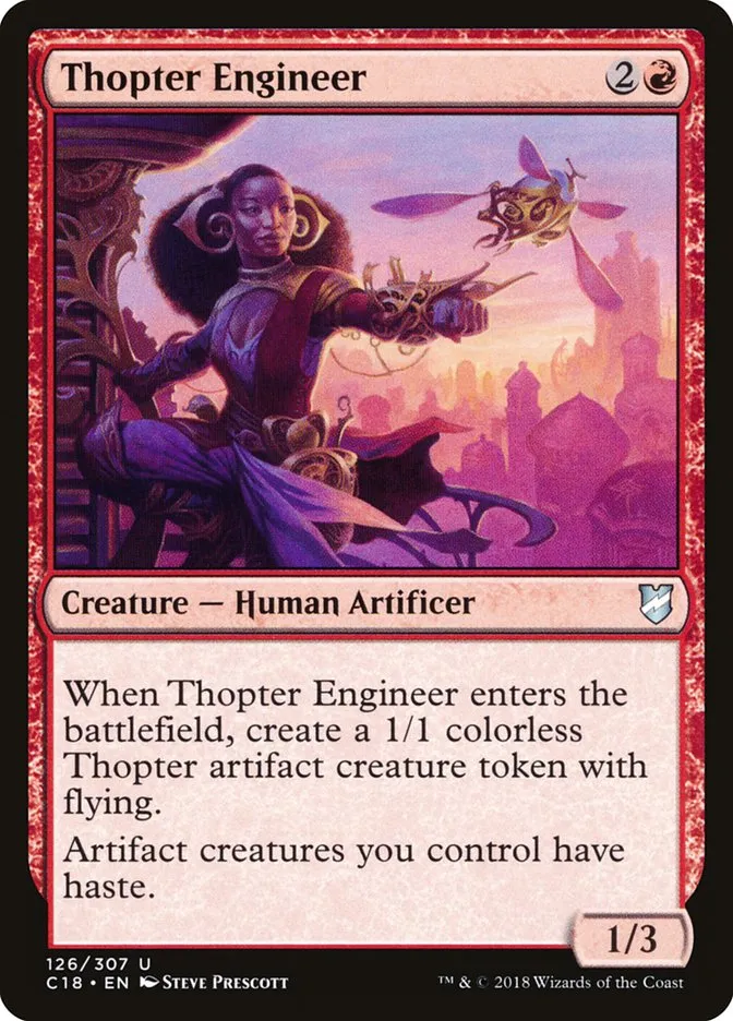 2018 Commander 2018 Thopter Engineer uncommon #126 uncommon card image