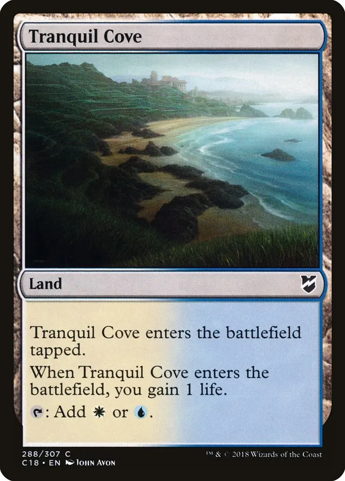 2018 Commander 2018 Tranquil Cove common #288 common card image