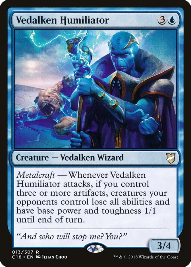 2018 Commander 2018 Vedalken Humiliator #13 rare card image