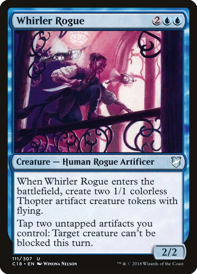 2018 Commander 2018 Whirler Rogue uncommon #111 uncommon card image