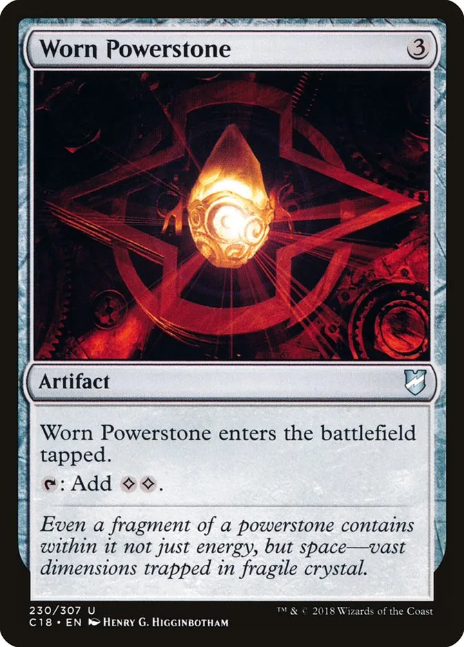 2018 Commander 2018 Worn Powerstone uncommon #230 uncommon card image