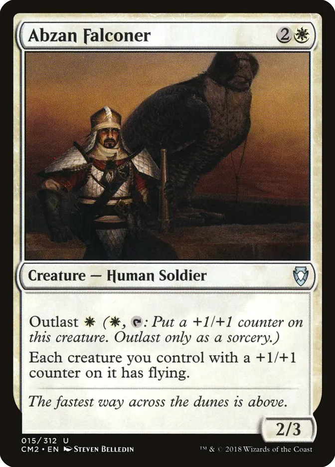 2018 Commander Anthology Volume II Abzan Falconer uncommon #15 uncommon card image