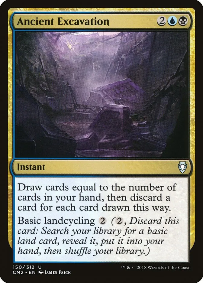 2018 Commander Anthology Volume II Ancient Excavation #150 uncommon card image
