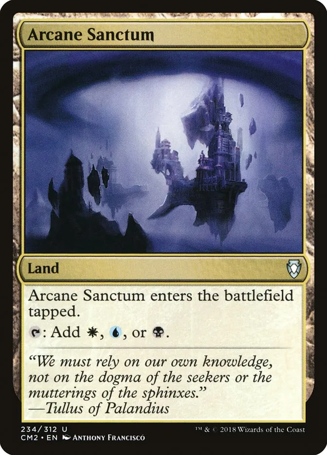 2018 Commander Anthology Volume II Arcane Sanctum #234 uncommon card image