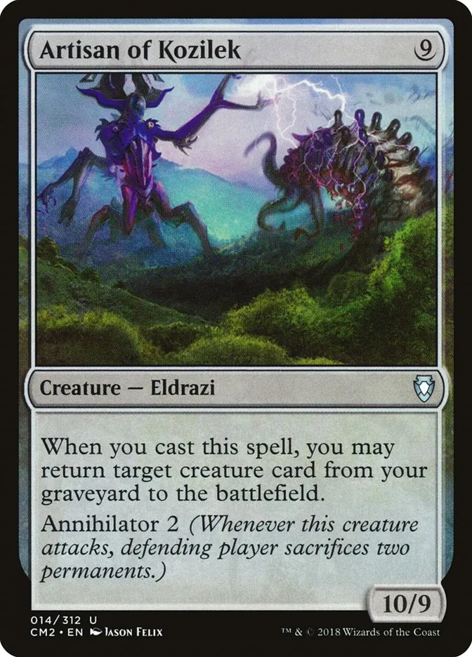 2018 Commander Anthology Volume II Artisan of Kozilek uncommon #14 uncommon card image