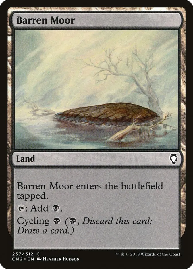 2018 Commander Anthology Volume II Barren Moor #237 common card image
