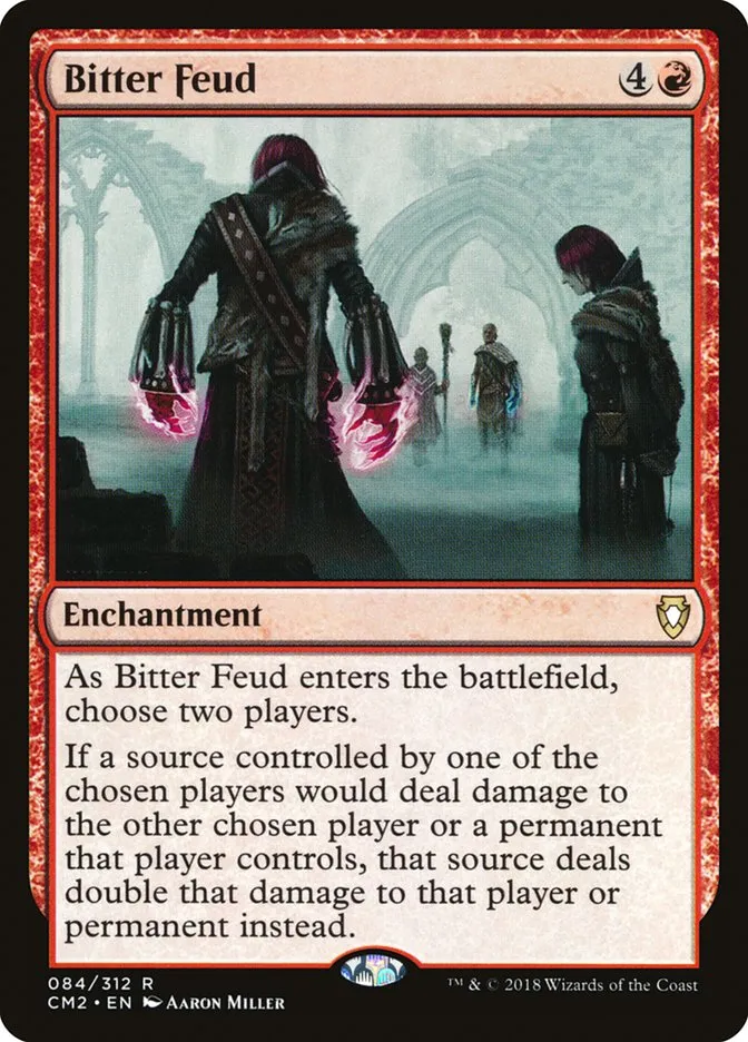 2018 Commander Anthology Volume II Bitter Feud #84 rare card image