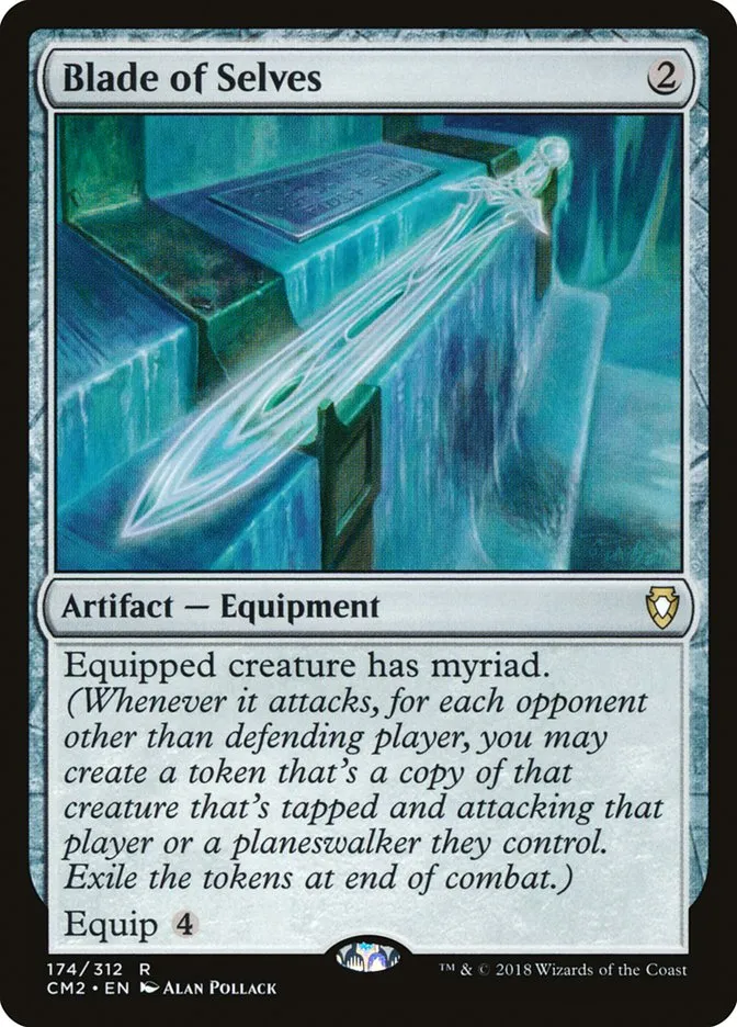2018 Commander Anthology Volume II Blade of Selves #174 rare card image
