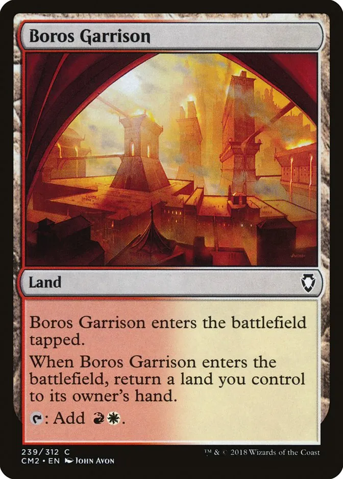 2018 Commander Anthology Volume II Boros Garrison common #239 common card image