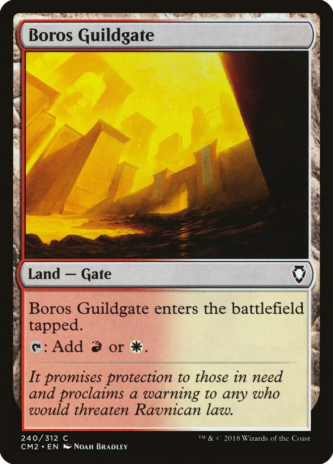 2018 Commander Anthology Volume II Boros Guildgate common #240 common card image
