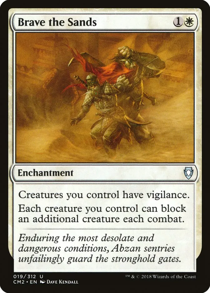 2018 Commander Anthology Volume II Brave the Sands uncommon #19 uncommon card image