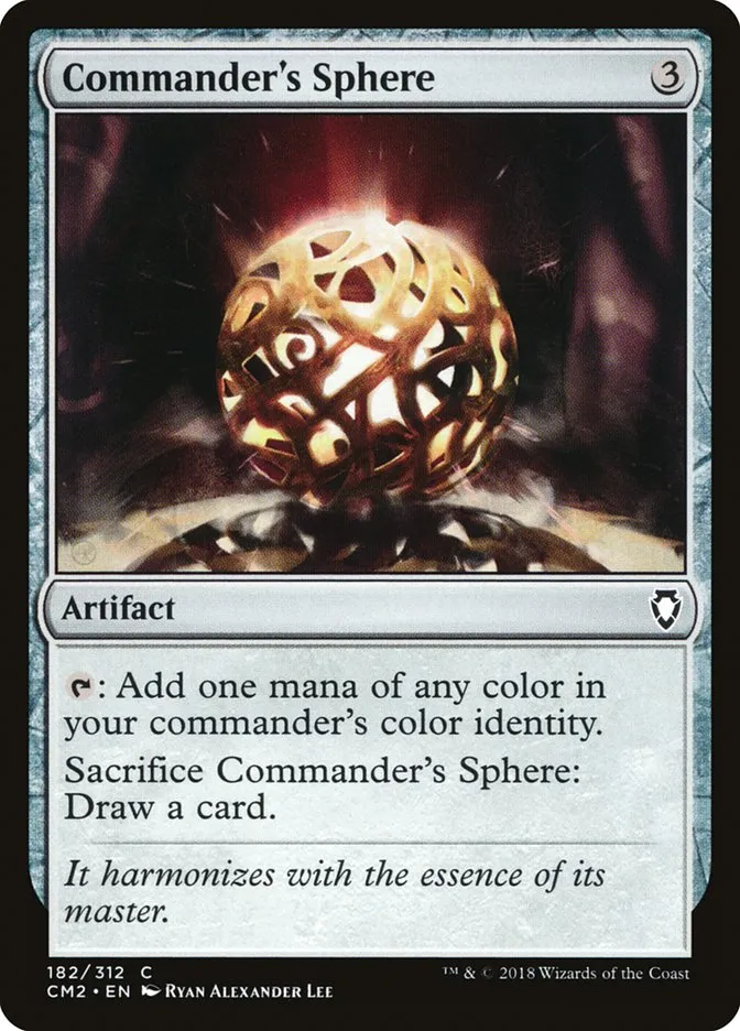 2018 Commander Anthology Volume II Commander's Sphere common #182 common card image