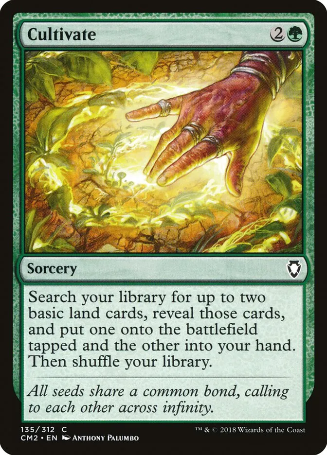 2018 Commander Anthology Volume II Cultivate #135 common card image