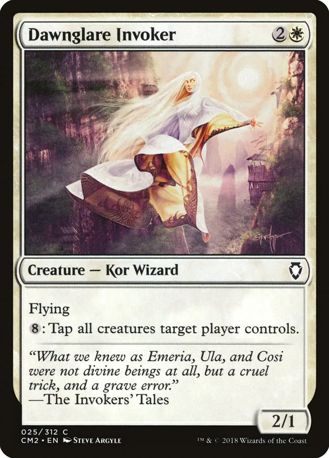 2018 Commander Anthology Volume II Dawnglare Invoker common #25 common card image
