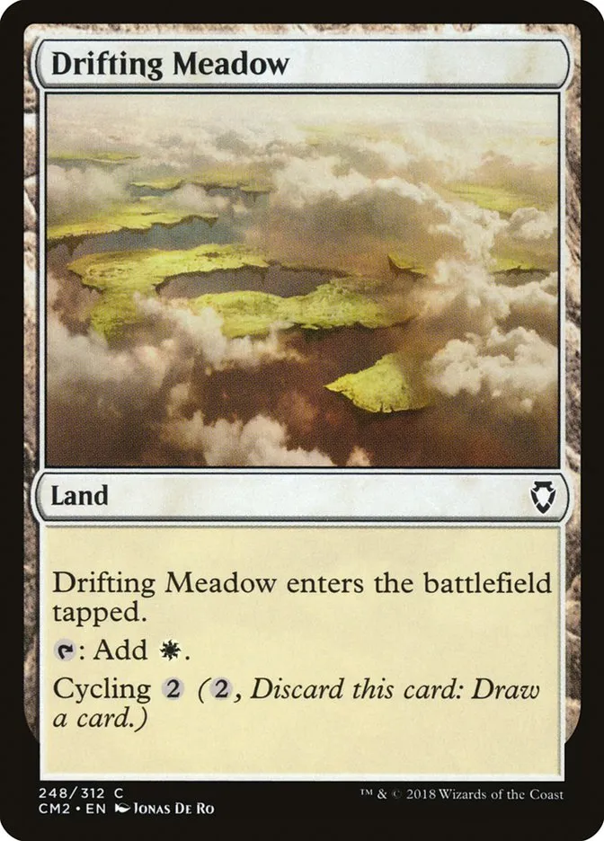 2018 Commander Anthology Volume II Drifting Meadow common #248 common card image