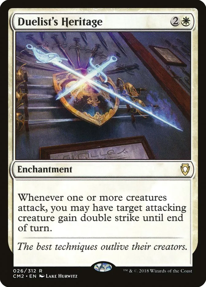 2018 Commander Anthology Volume II Duelist's Heritage rare #26 rare card image