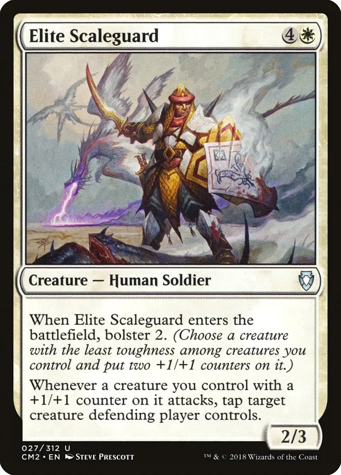 2018 Commander Anthology Volume II Elite Scaleguard uncommon #27 uncommon card image