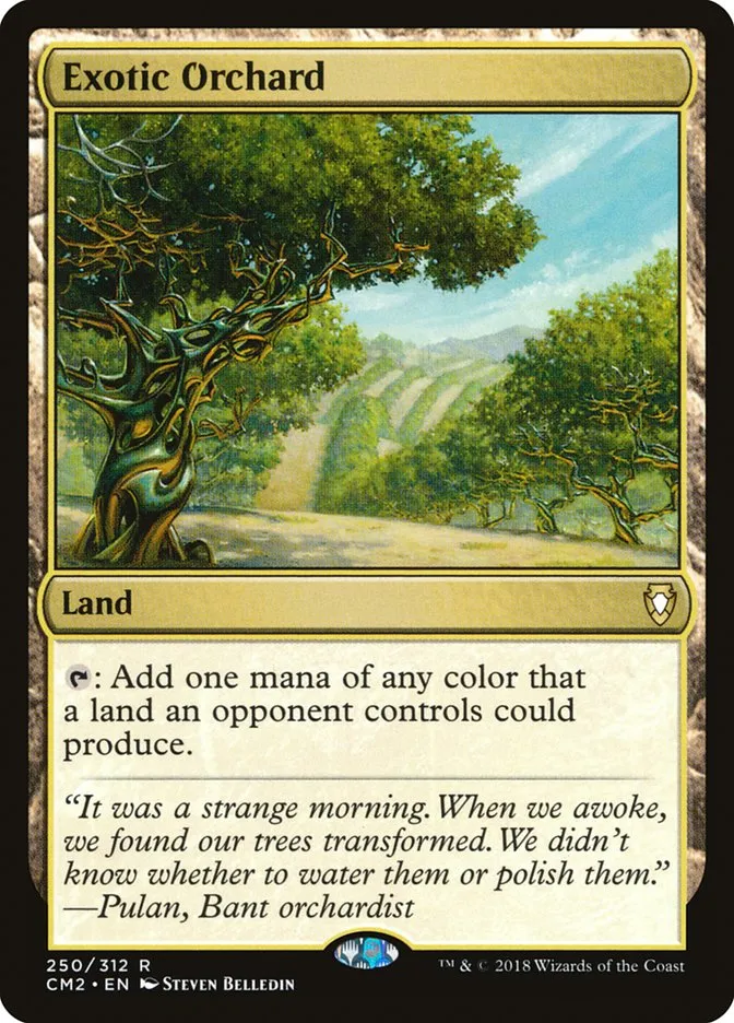 2018 Commander Anthology Volume II Exotic Orchard rare #250 rare card image