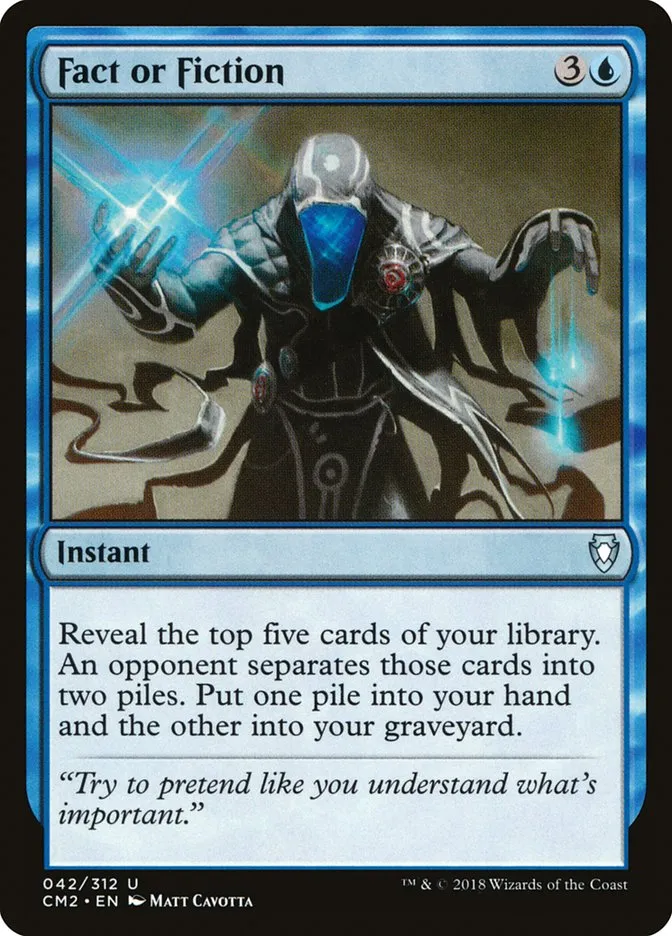 2018 Commander Anthology Volume II Fact or Fiction uncommon #42 uncommon card image
