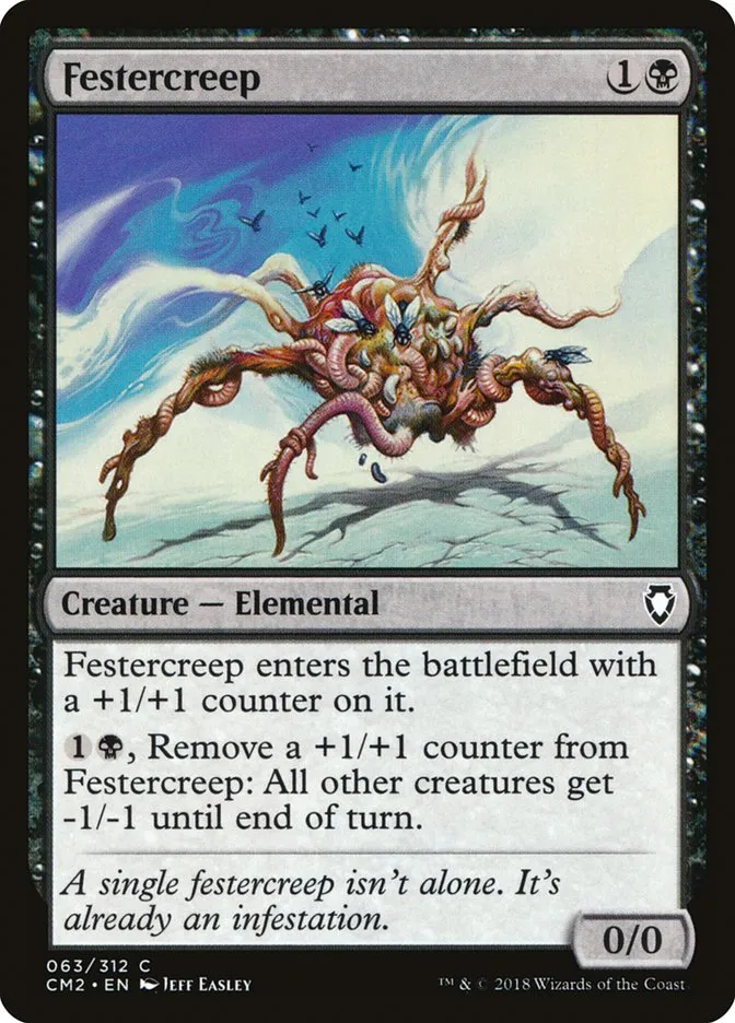 2018 Commander Anthology Volume II Festercreep common #63 common card image
