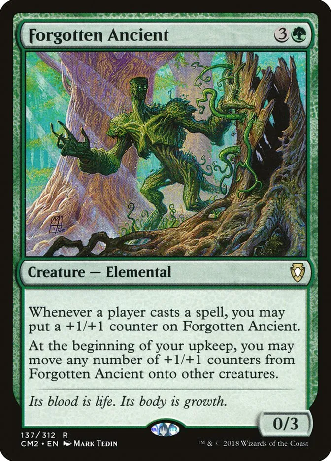 2018 Commander Anthology Volume II Forgotten Ancient #137 rare card image